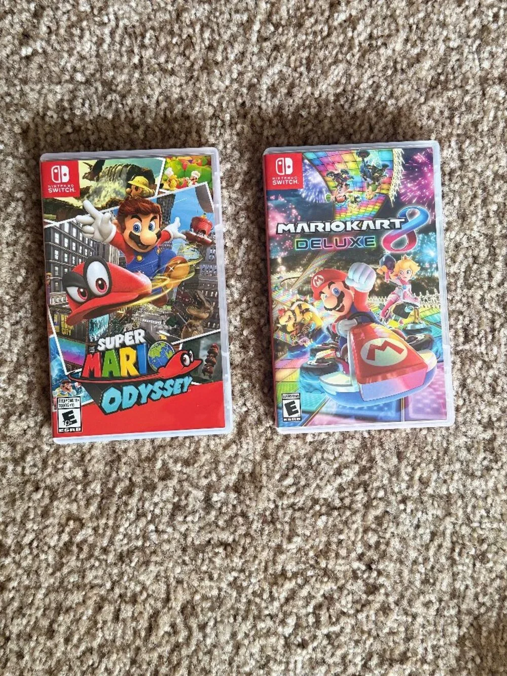 Mario Kart and Super Mario Odyssey